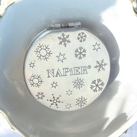 Napier Silver Snowflake Trinket Box - Picture 3 of 12